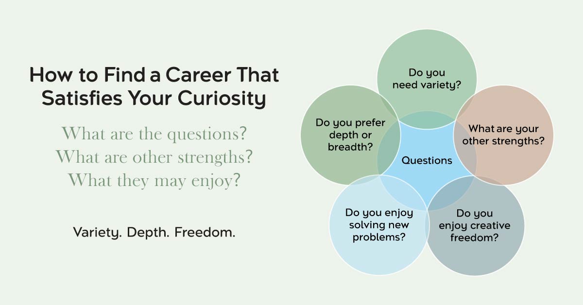 How to find a career that satisfies your curiosity
