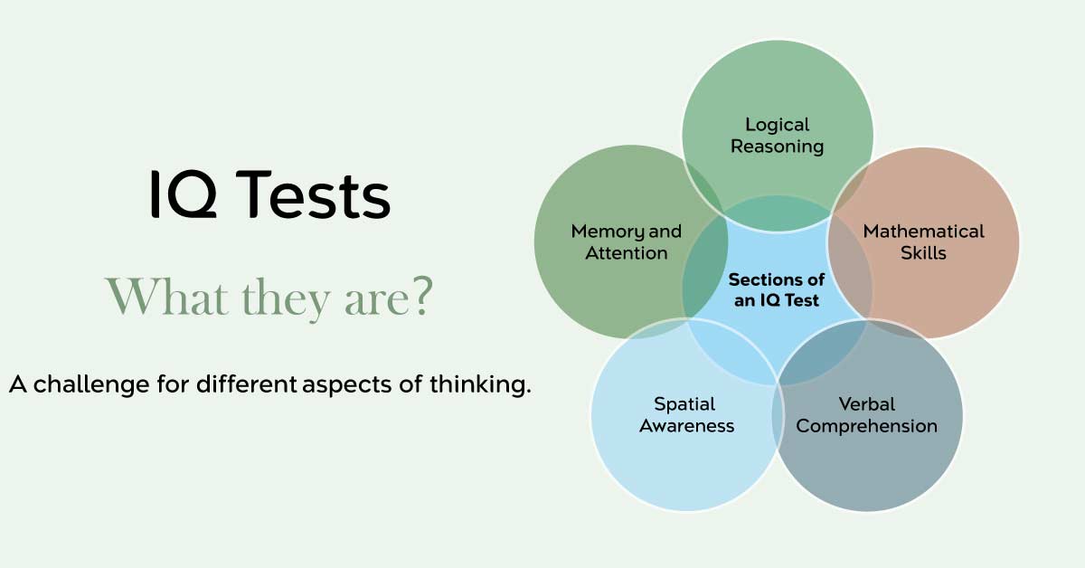 IQ tests sections